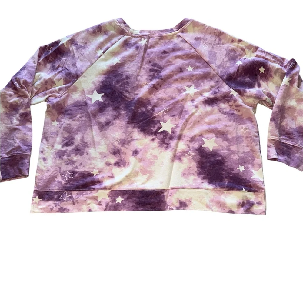 Wildfox Purple and White Tie-Dye and Stars Loungewear - Picture 6 of 11